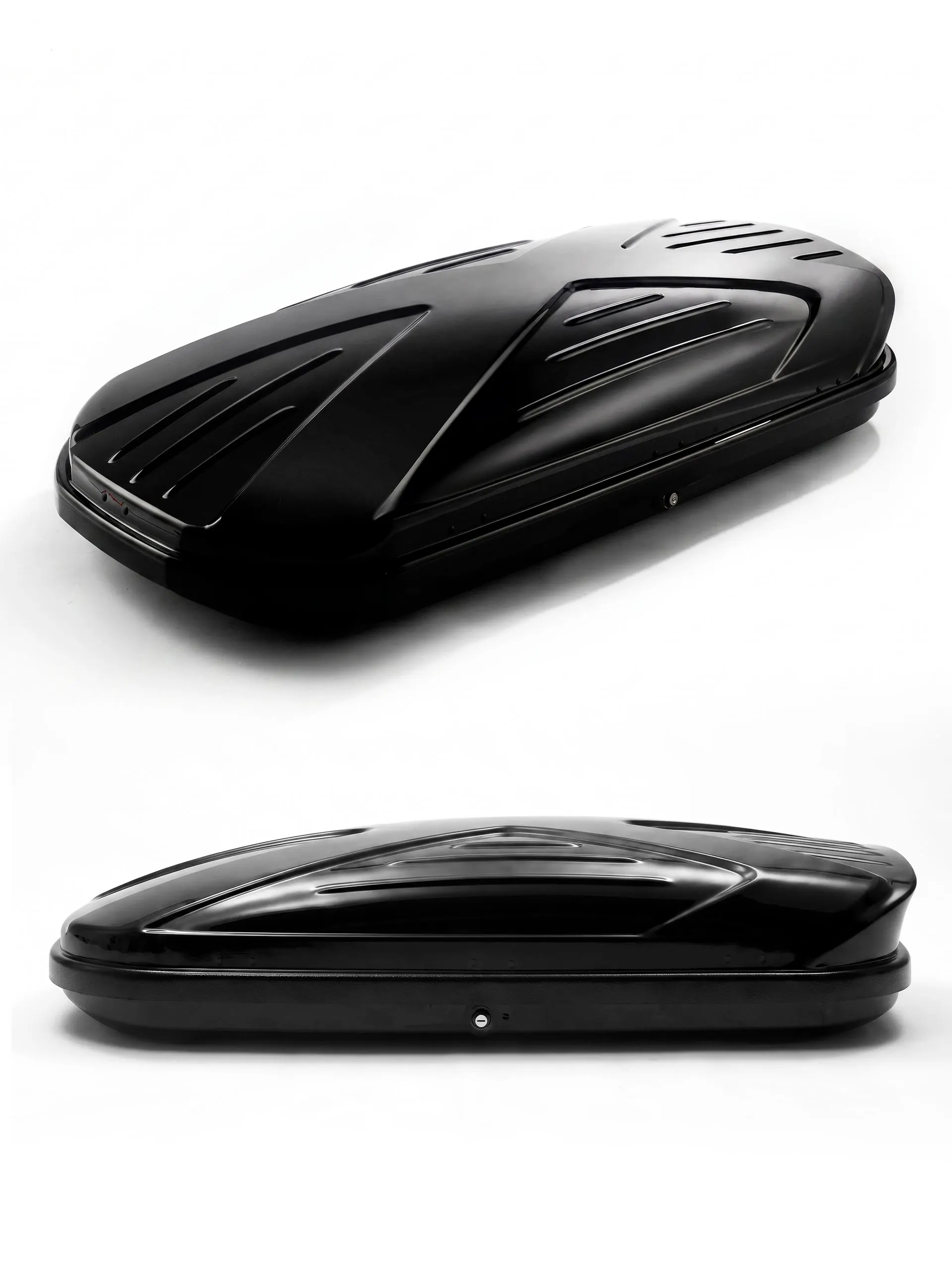 Автобокс SharkBox Jaws 173, чёрный глянец — 450 л